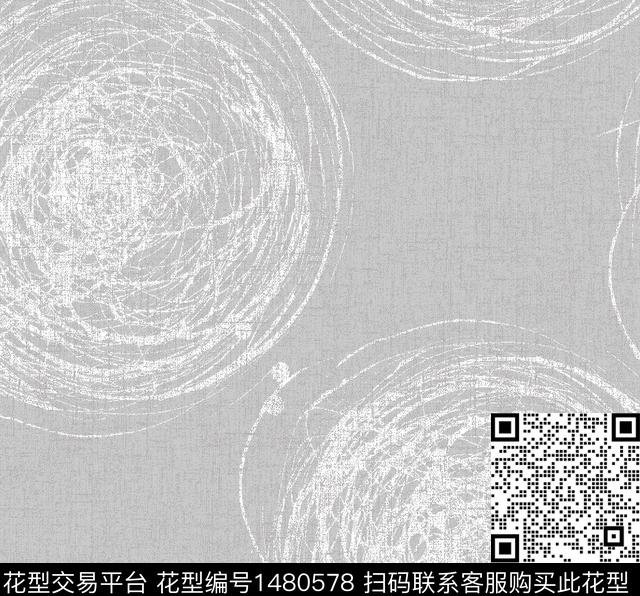 灰色花线条画墙纸传统印花华亿平台下载（图片编号: 1480578） - 瓦栏（Walan）