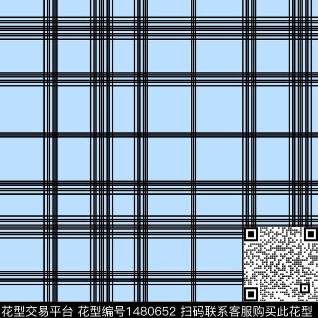 几何格子大牌风传统印花华亿平台下载（图片编号: 1480652） - 瓦栏（Walan）