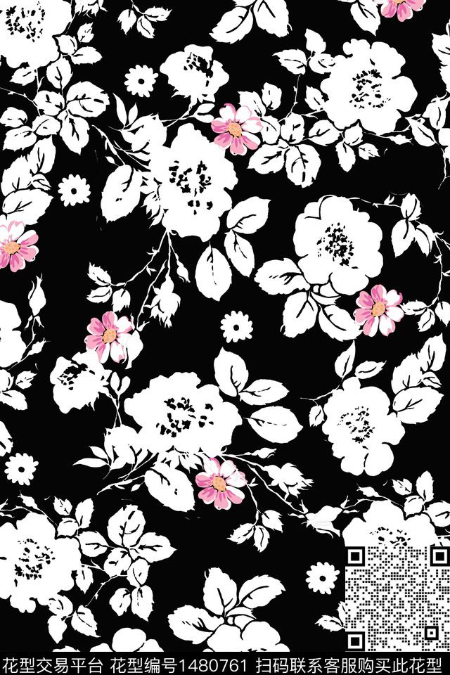 雪纺小清新小碎花传统印花华亿平台下载（图片编号: 1480761） - 瓦栏（Walan）