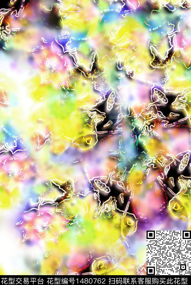 荷花民族风花卉数码印花华亿平台下载（图片编号: 1480762） - 瓦栏（Walan）