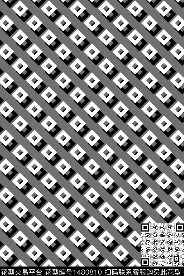 格子大牌风年轻女性传统印花华亿平台下载（图片编号: 1480810） - 瓦栏（Walan）