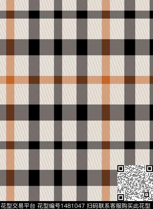 格子大牌风小碎花传统印花华亿平台下载（图片编号: 1481047） - 瓦栏（Walan）