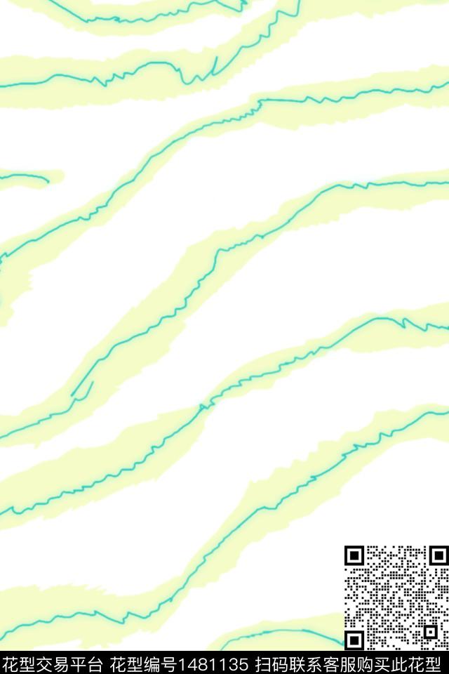 渐变几何条纹数码印花华亿平台下载（图片编号: 1481135） - 瓦栏（Walan）