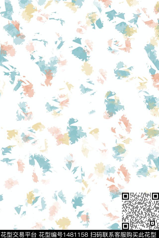 肌理日本大牌风数码印花华亿平台下载（图片编号: 1481158） - 瓦栏（Walan）