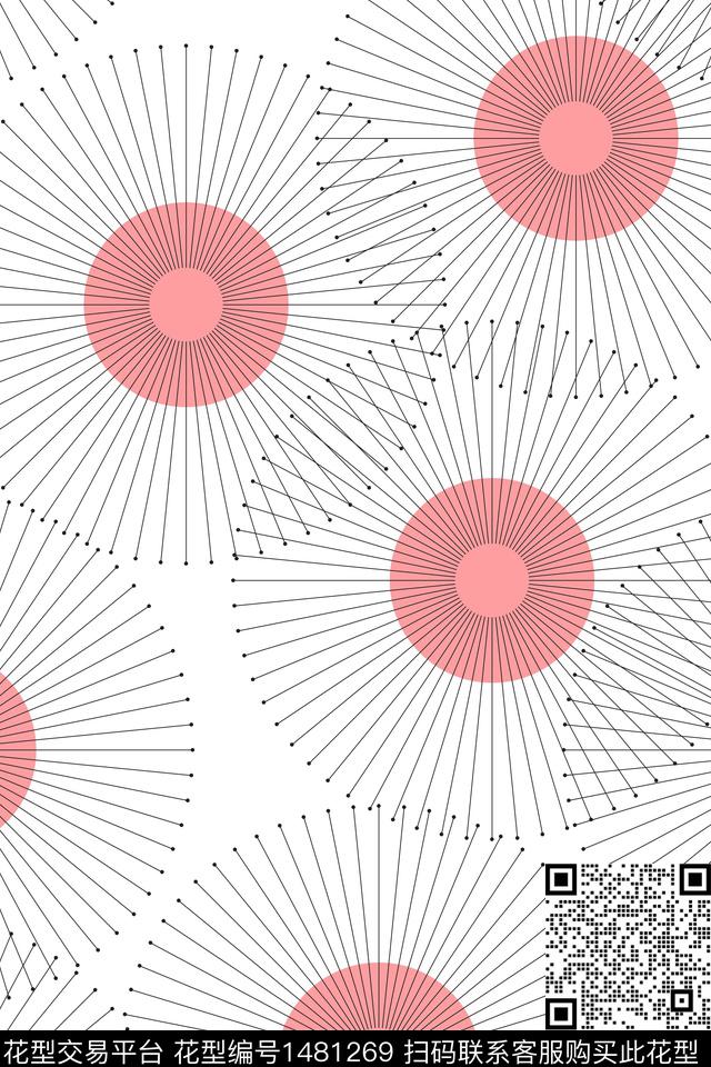 童装几何圆形传统印花华亿平台下载（图片编号: 1481269） - 瓦栏（Walan）