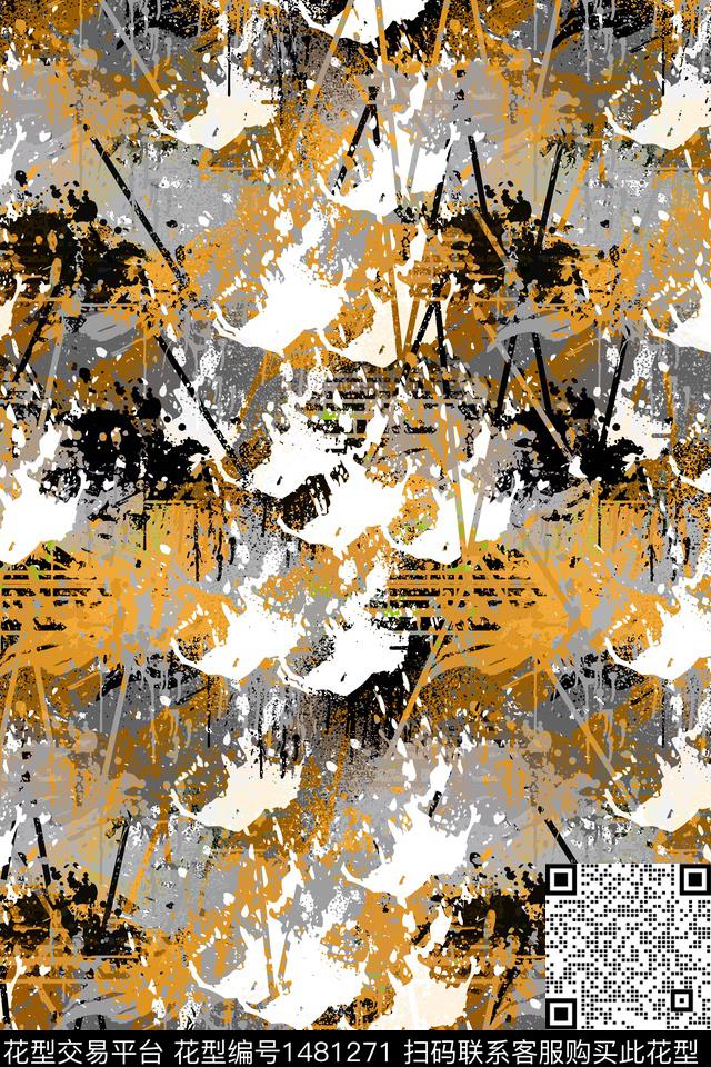 抽象男装户外家居服传统印花华亿平台下载（图片编号: 1481271） - 瓦栏（Walan）