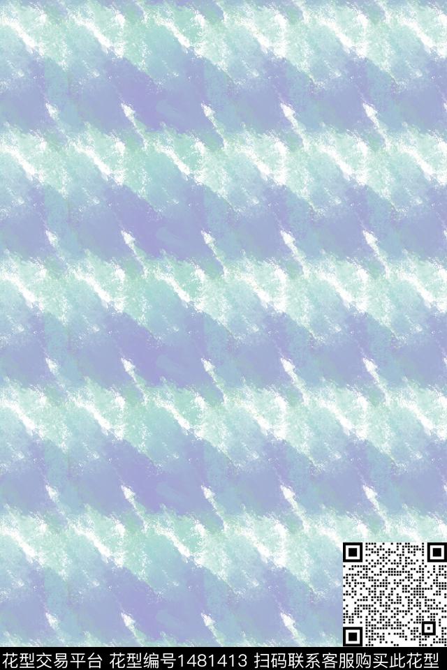 格子肌理几何数码印花华亿平台下载（图片编号: 1481413） - 瓦栏（Walan）