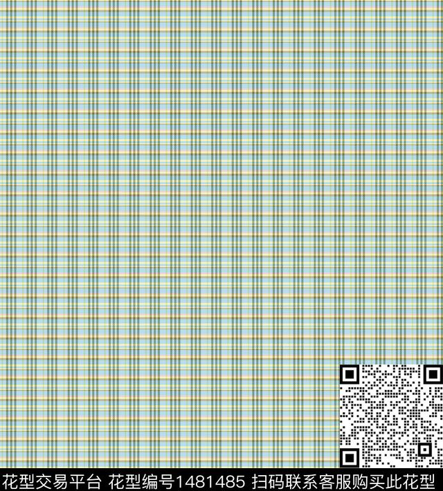几何格子大牌风传统印花华亿平台下载（图片编号: 1481485） - 瓦栏（Walan）