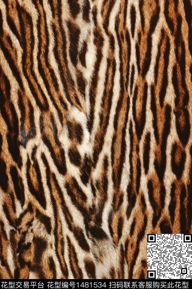 肌理动物纹年轻女性数码印花华亿平台下载（图片编号: 1481534） - 瓦栏（Walan）