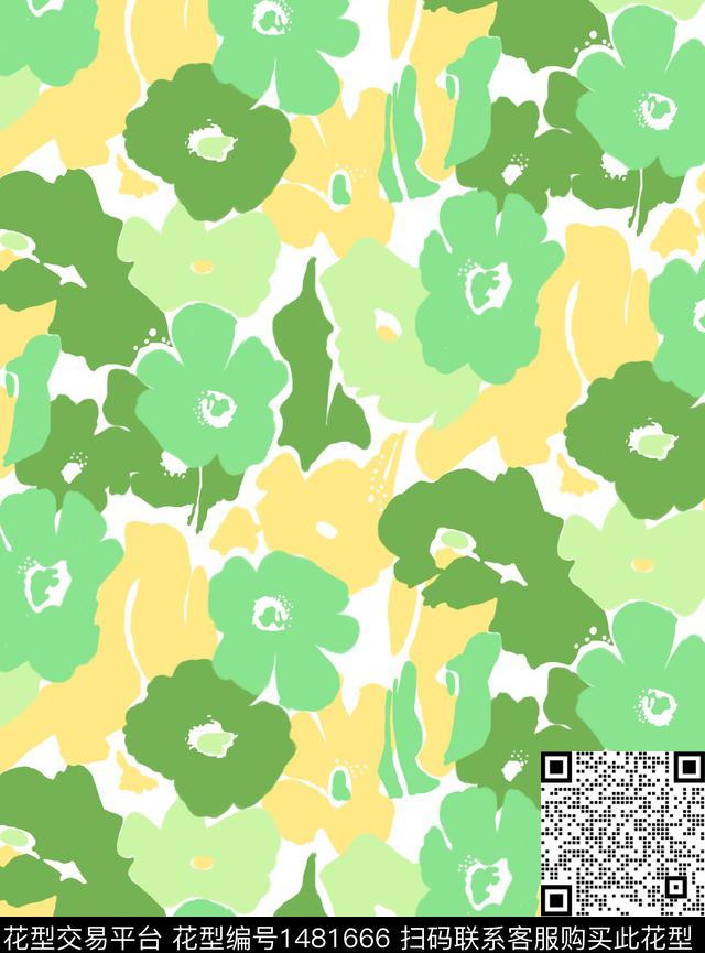 小碎花韩国风传统印花华亿平台下载（图片编号: 1481666） - 瓦栏（Walan）