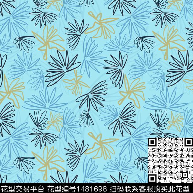 花卉手绘小碎花传统印花华亿平台下载（图片编号: 1481698） - 瓦栏（Walan）