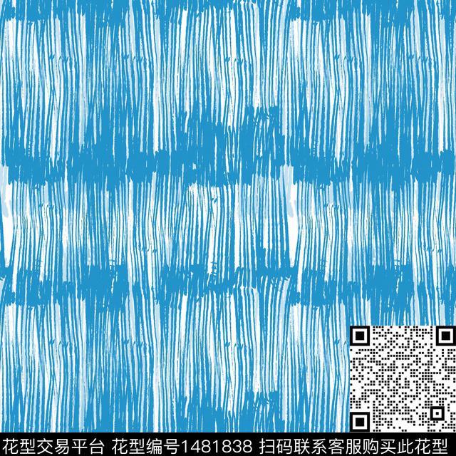 波浪纹肌理大牌风传统印花华亿平台下载（图片编号: 1481838） - 瓦栏（Walan）