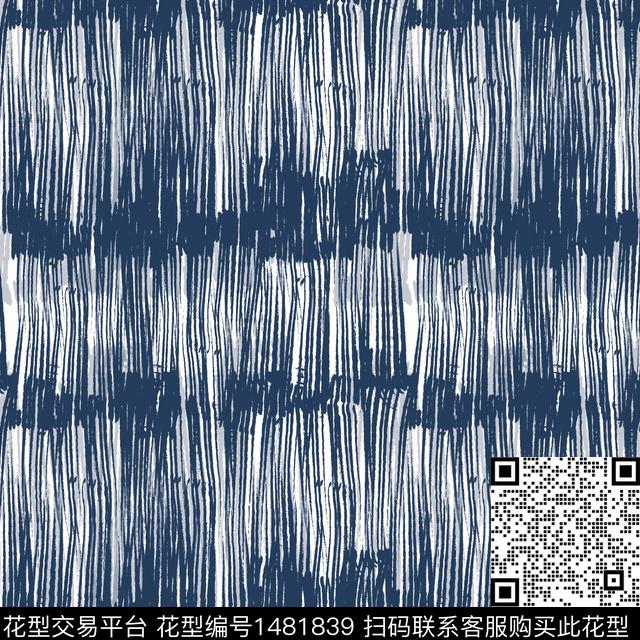 波浪纹肌理大牌风传统印花华亿平台下载（图片编号: 1481839） - 瓦栏（Walan）