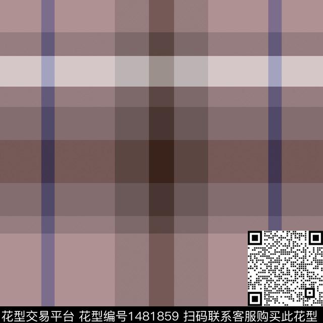 几何格子大牌风传统印花华亿平台下载（图片编号: 1481859） - 瓦栏（Walan）