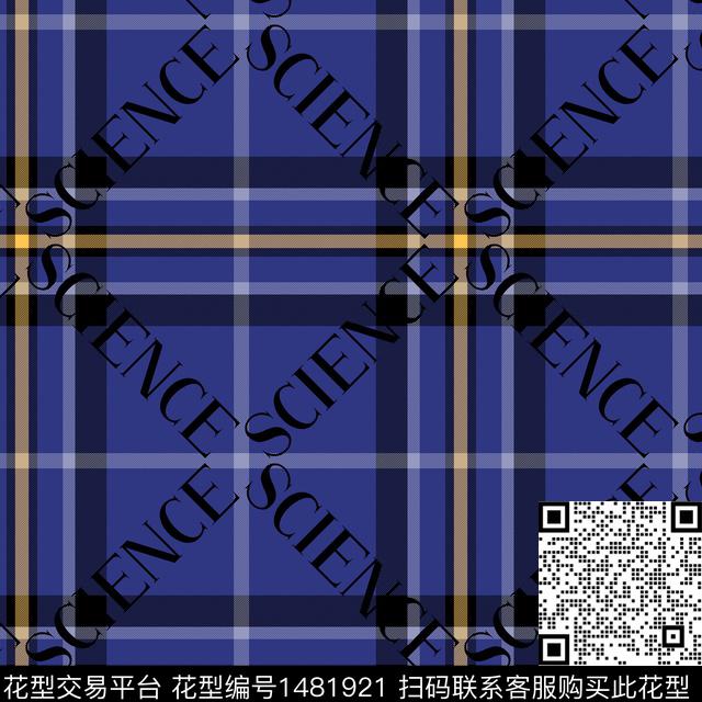 几何格子大牌风传统印花华亿平台下载（图片编号: 1481921） - 瓦栏（Walan）