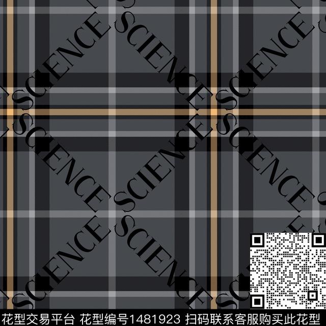 几何格子大牌风传统印花华亿平台下载（图片编号: 1481923） - 瓦栏（Walan）