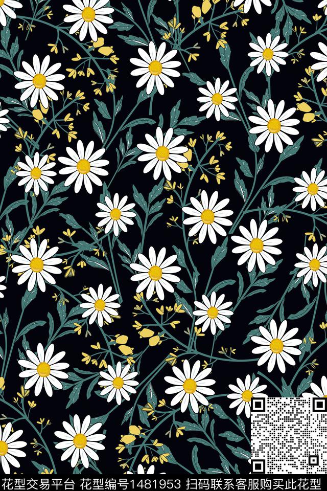 女装大牌风小碎花数码印花华亿平台下载（图片编号: 1481953） - 瓦栏（Walan）