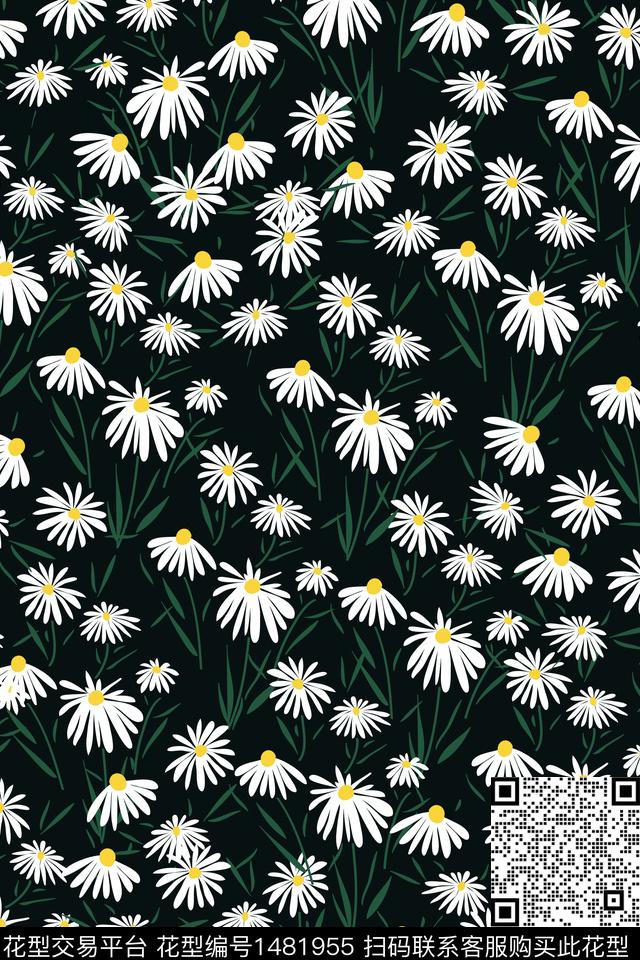 女装大牌风小碎花数码印花华亿平台下载（图片编号: 1481955） - 瓦栏（Walan）