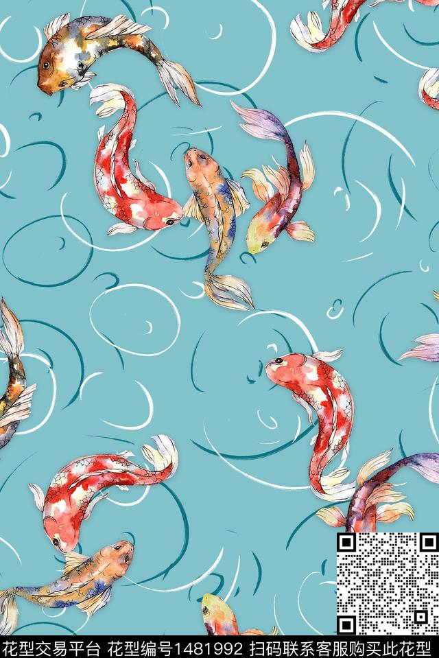 民族风大牌风小清新数码印花华亿平台下载（图片编号: 1481992） - 瓦栏（Walan）