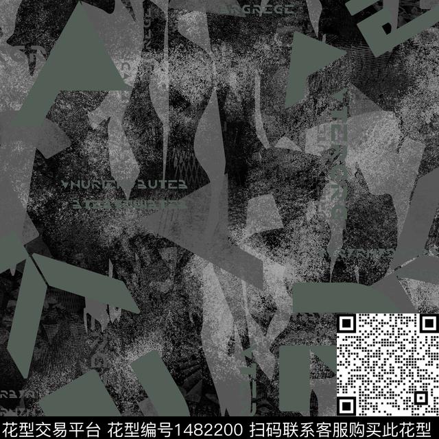 几何趋势华亿平台纸印花传统印花华亿平台下载（图片编号: 1482200） - 瓦栏（Walan）