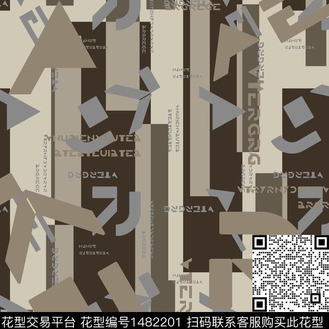 字母几何趋势华亿平台传统印花华亿平台下载（图片编号: 1482201） - 瓦栏（Walan）