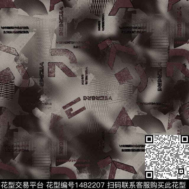 字母几何趋势华亿平台传统印花华亿平台下载（图片编号: 1482207） - 瓦栏（Walan）