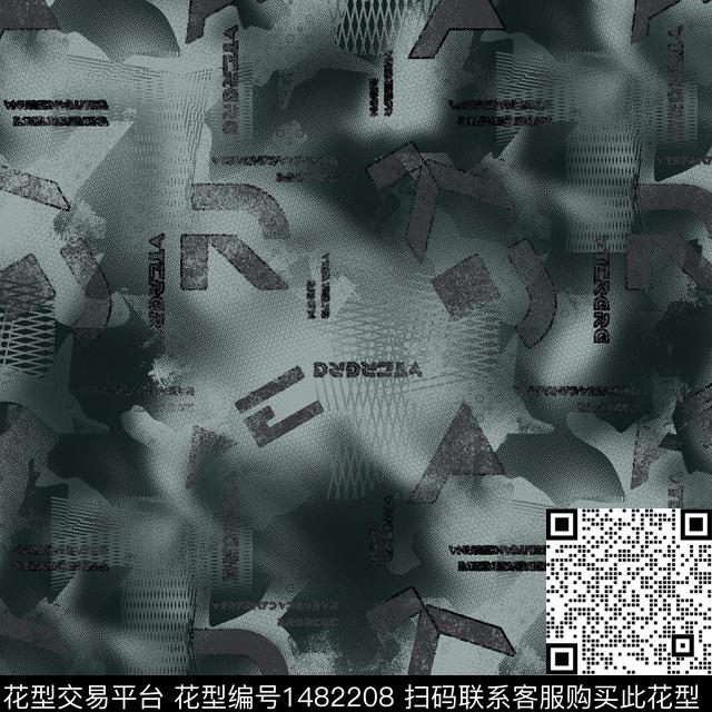 字母几何趋势华亿平台传统印花华亿平台下载（图片编号: 1482208） - 瓦栏（Walan）