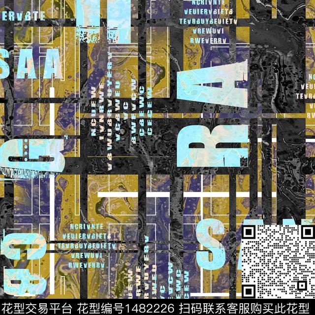 字母几何趋势华亿平台传统印花华亿平台下载（图片编号: 1482226） - 瓦栏（Walan）