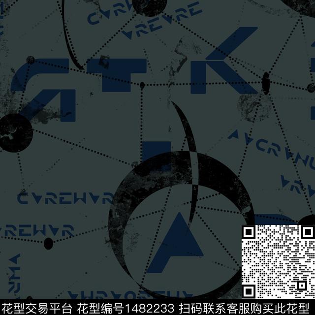 几何趋势华亿平台纸印花传统印花华亿平台下载（图片编号: 1482233） - 瓦栏（Walan）