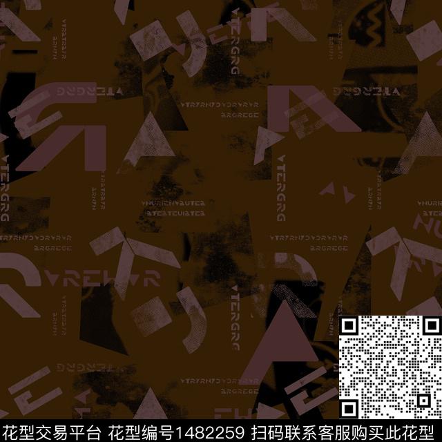 几何字母趋势华亿平台传统印花华亿平台下载（图片编号: 1482259） - 瓦栏（Walan）