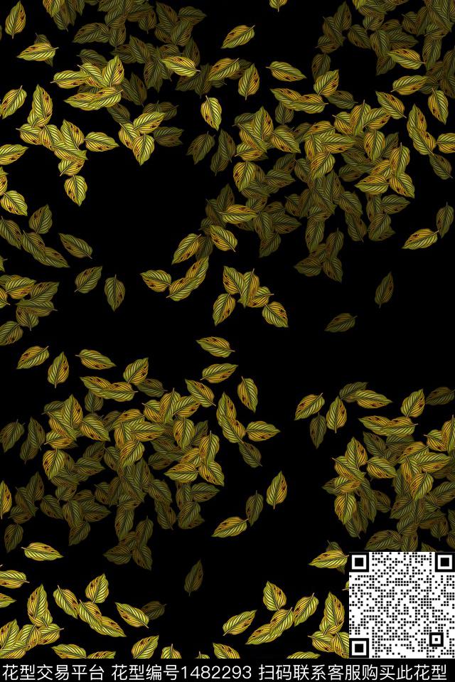 绿植树叶面料其他数码印花华亿平台下载（图片编号: 1482293） - 瓦栏（Walan）