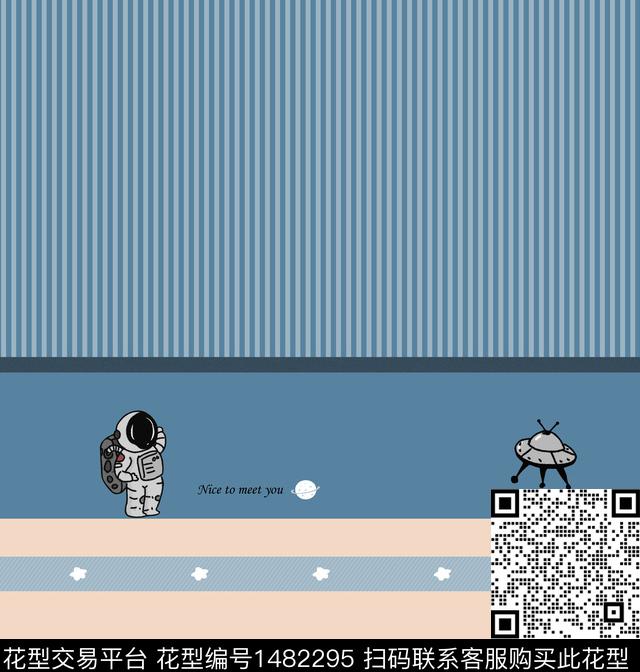 格子大牌风卡通数码印花华亿平台下载（图片编号: 1482295） - 瓦栏（Walan）