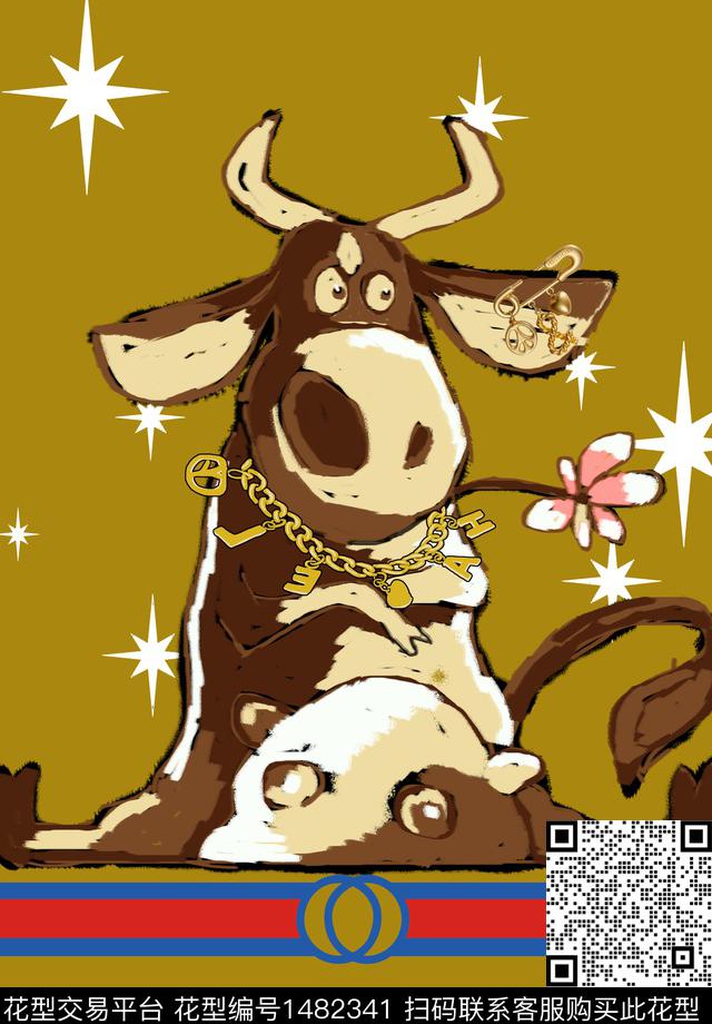 定位花大牌风印花数码印花华亿平台下载（图片编号: 1482341） - 瓦栏（Walan）