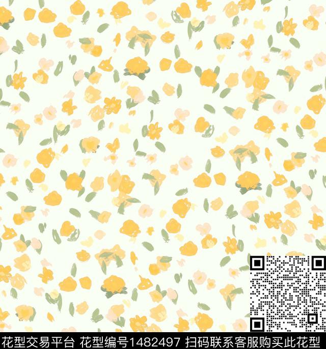 彩底花卉豹纹年轻女性数码印花华亿平台下载（图片编号: 1482497） - 瓦栏（Walan）