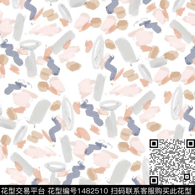 彩底花卉豹纹年轻女性数码印花华亿平台下载（图片编号: 1482510） - 瓦栏（Walan）