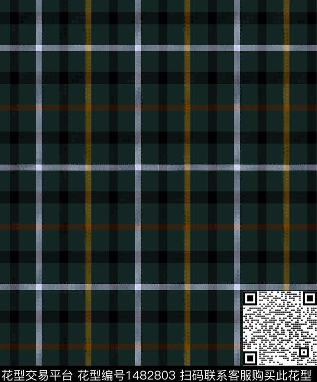 格子几何大牌风传统印花华亿平台下载（图片编号: 1482803） - 瓦栏（Walan）