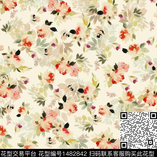 女装花卉小碎花数码印花华亿平台下载（图片编号: 1482842） - 瓦栏（Walan）