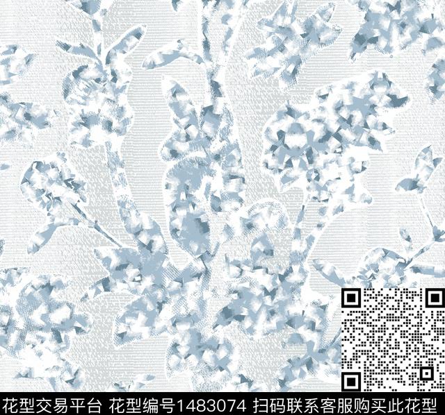 花卉迷彩小碎花传统印花华亿平台下载（图片编号: 1483074） - 瓦栏（Walan）