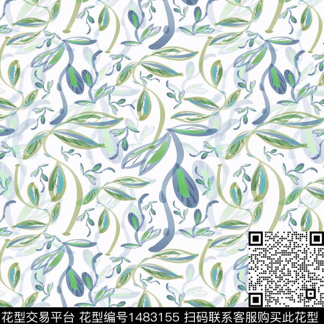 花卉手绘小碎花数码印花华亿平台下载（图片编号: 1483155） - 瓦栏（Walan）