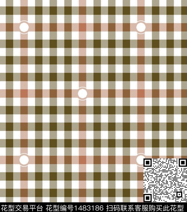 格子几何大牌风传统印花华亿平台下载（图片编号: 1483186） - 瓦栏（Walan）