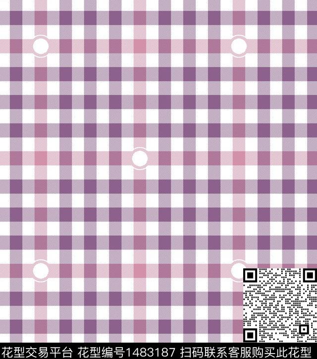 格子几何大牌风传统印花华亿平台下载（图片编号: 1483187） - 瓦栏（Walan）