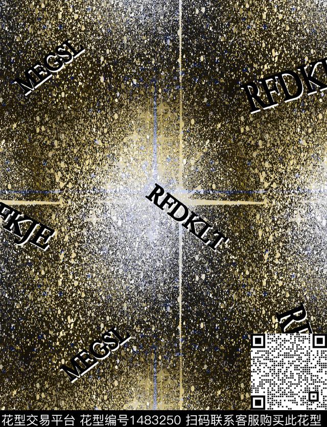 字母大牌风男装满版花数码印花华亿平台下载（图片编号: 1483250） - 瓦栏（Walan）