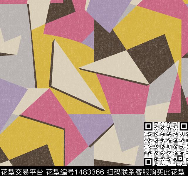 几何女装墙纸传统印花华亿平台下载（图片编号: 1483366） - 瓦栏（Walan）