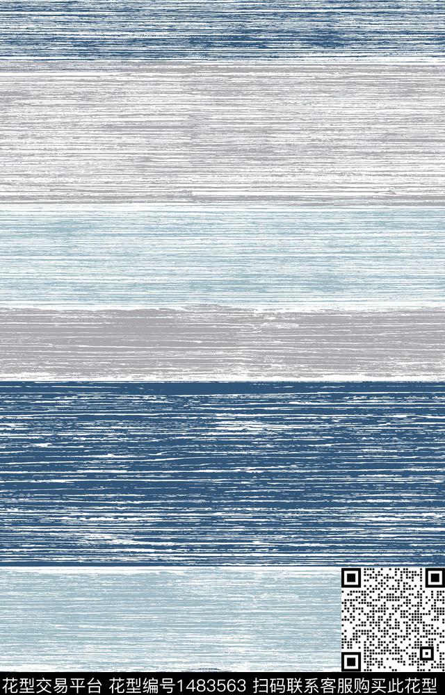 渐变大牌风条纹传统印花华亿平台下载（图片编号: 1483563） - 瓦栏（Walan）