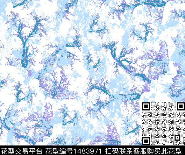 炫彩烂花华亿平台民族风数码印花华亿平台下载（图片编号: 1483971） - 瓦栏（Walan）