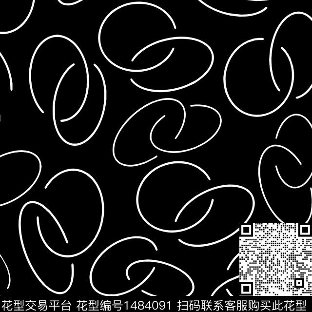 线条几何男装传统印花华亿平台下载（图片编号: 1484091） - 瓦栏（Walan）