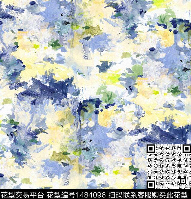 年轻女性小碎花清新风数码印花华亿平台下载（图片编号: 1484096） - 瓦栏（Walan）