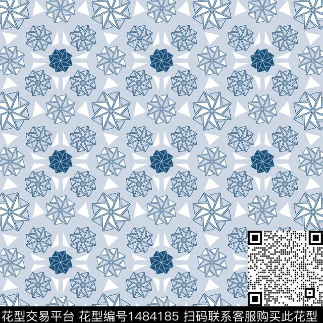 几何三角形男装传统印花华亿平台下载（图片编号: 1484185） - 瓦栏（Walan）