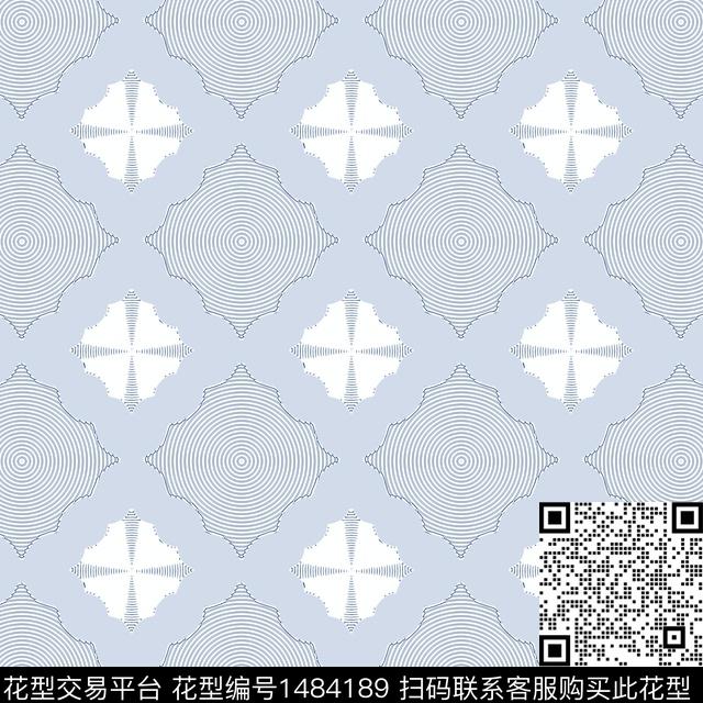 菱形几何男装传统印花华亿平台下载（图片编号: 1484189） - 瓦栏（Walan）