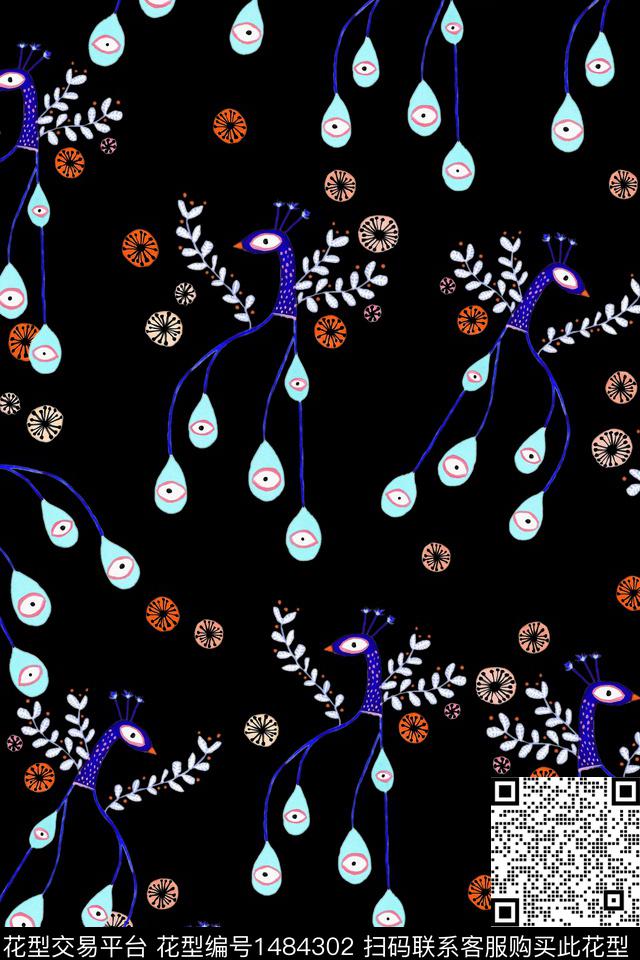 数码华亿平台花卉小碎花数码印花华亿平台下载（图片编号: 1484302） - 瓦栏（Walan）